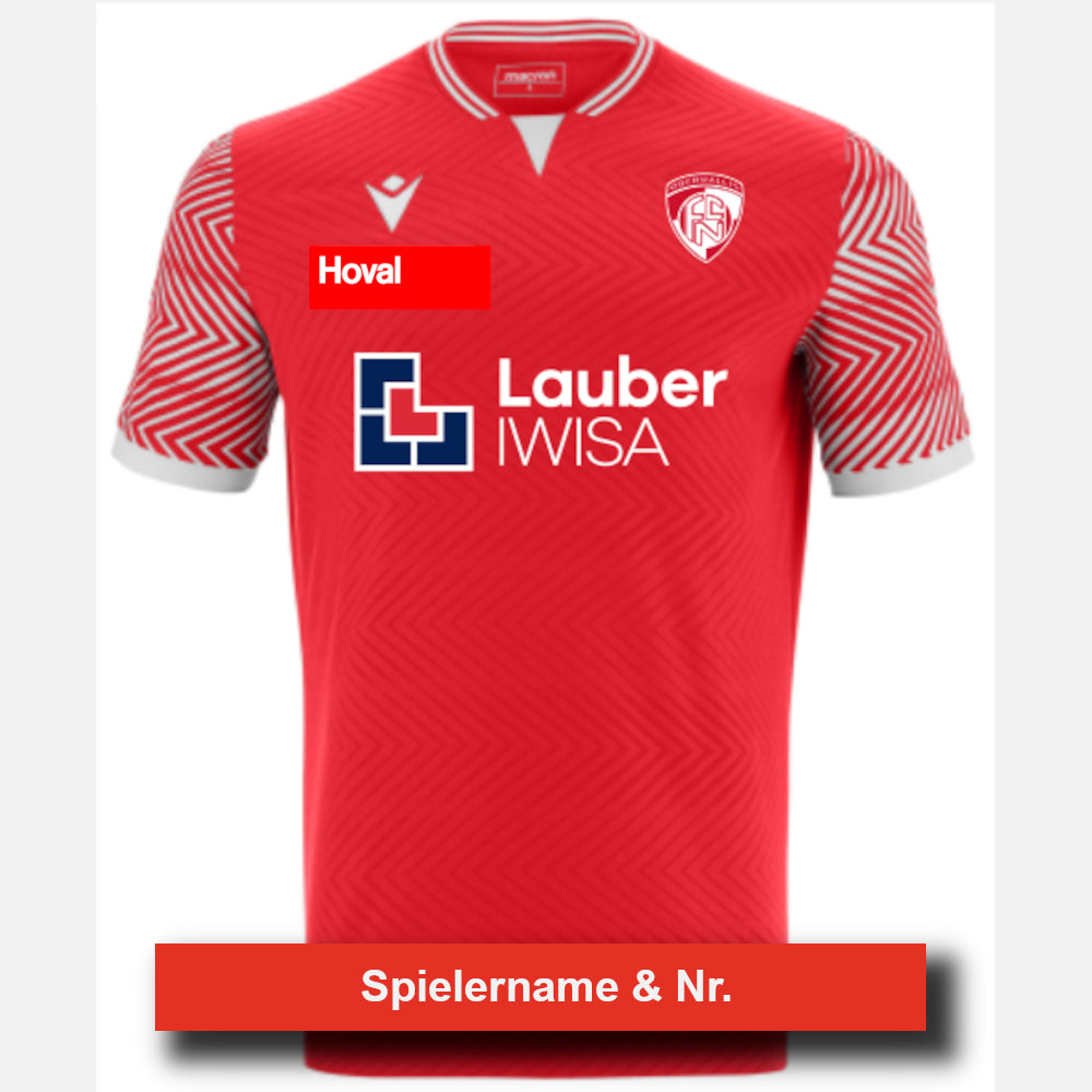 Trikot Home 23/24, Spielername & Nr.